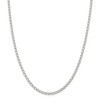 Black Bow Jewelry 3.2mm, Sterling Silver Solid Open Curb Chain Necklace - 3 of 4