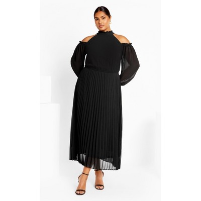 Women's Plus Size Promise Maxi Dress - black | CITY CHIC