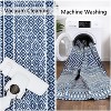 Rug Washable Rugs Non-Slip Floor Carpet Low Pile Non-Shedding Modern Office Rug Neutral Indoor Carpets Nursery Dinning Room Office - 3 of 4