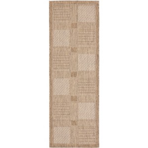 Courtyard CY1928 UV & Stain Resistant Non-Shedding Power Loomed Indoor/Outdoor Rugs - Safavieh - 1 of 4