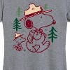 Women's - Peanuts - Snoopy and Woodstock Hiking Short Sleeve Graphic T-Shirt - 2 of 4