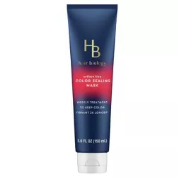 Hair Biology Sulfate Free Deep Conditioning Color Sealing Mask with Biotin for Gray and Colored Hair- 5 fl oz