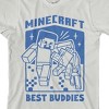 Minecraft Adventure Club Best Buddies Boy's White T-shirt - 2 of 3