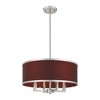 Livex Lighting Park Ridge 4 - Light Pendant in  Brushed Nickel - 4 of 4