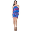 LA LEELA Women's Summer Vacation Holiday Jumpsuit Rompers for Women Beach Cover Up Swimwear - 4 of 4