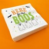 Big Dot of Happiness Here for the Boos Party Napkins, Ghost Halloween Party Decor, White 3-Ply Paper Beverage Cocktail Napkins - 24 Count - 3 of 4