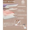 Heated Blanket Electric Throw,Waffle Heating Throws with ETL Certified,Soft Flannel Heat Blankets - 3 of 4