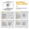 BEYOND HEAT Garage Heater, 7500W Heater for Garage with Remote, Overheat Protection for Garage, Workshop and Warehouse - 4 of 4