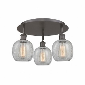Belfast - 3 Light Flush Mount In Industrial Style-9.5 Inches Tall and 17.75 Inches Wide - 1 of 1