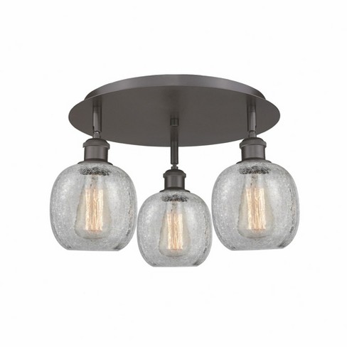 Innovations Lighting Belfast 3 - Light Flush Mount in  Oil Rubbed Bronze - image 1 of 1