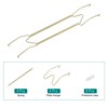 Unique Bargains Stainless Steel Invisible Decorative Wall Plate Hanger 1 Set - 3 of 4