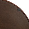 Kate and Laurel Lipton Tray, 15.5" Diameter, Walnut Brown - 4 of 4