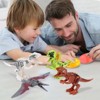 4-Pack Dinosaur Building Block Toys in Plastic Eggs, Surprise Toys for Kids, Party Favors, STEM Toys, Birthday Gifts. - 2 of 4