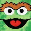 Sesame Street Oscar the Grouch Adult Green Tie Dye Short Sleeve Tee - 2 of 4