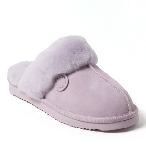 Fireside by Dearfoams Women's Sydney Genuine Shearling Scuff Slipper - 1 of 4