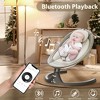 Napei Electric Baby Swing for Infants and Toddlers,with Bluetooth Music , 2 Seat Position,
5 Swing Angles with Gentle Speed - 2 of 4
