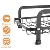 SEVOBAL Kitchen Storage 2 Tier Dish Drying Rack with Drainboard and Utensil Holder for Kitchen Organization, Black, 16.93"*12.6"*3.94" - 3 of 4