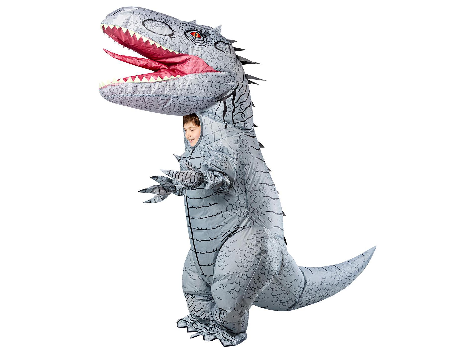 Rubies Kids' Jurassic World Rebirth Indominus Rex Inflatable Costume- One Size Fits Most