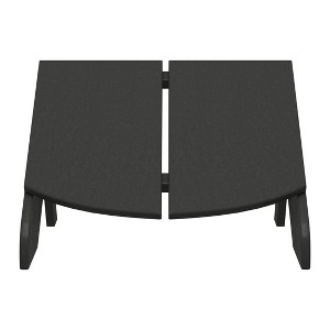 WestinTrends Riviera Modern HDPE Plastic Folding Patio Adirondack Ottoman - 1 of 4