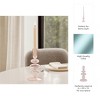 Glass Taper Candle Holder - Modern Decorative Candlestick for Home, Office, Bedroom & Living Room - Elegant Tall Contemporary Accent Decor - 4 of 4