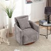 CAVINAS 360 Degree Accent Swivel Chair with Soft Adjustable Backrest Comfy Chair Lounge Chair for Living Room - 2 of 4