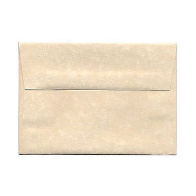 JAM Paper 4Bar A1 Parchment Invitation Envelopes 3.625x5.125 Natural Recycled 900795107