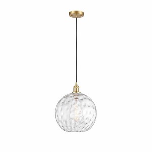 Athens Water Glass - 1 Light Cord Mini Pendant In Industrial Style-15 Inches Tall and 12 Inches Wide - 1 of 1