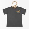 The Juniper Shop Mini Smiley Let's Go Exploring Front and Back Toddler Short Sleeve Tee - 2 of 4