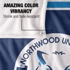 Northwood University Primary Logo Silky Touch Blanket White 50x60 - 4 of 4