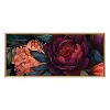 Kate & Laurel All Things Decor 18"x40" Sylvie Dark Academia Floral in Rich Jewel Tones Framed by The Creative Bunch Studio - 2 of 4