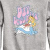 Boys' - Disney - Alice In Wonderland Graphic Long Sleeve Fleece Sweatshirt - 2 of 4