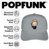 Harry Potter Draco Cute Chibi Character Foam Trucker Cap Grey - 2 of 4