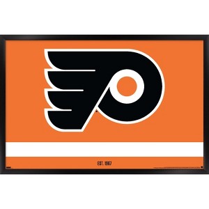 Trends International NHL Philadelphia Flyers - Logo 21 Framed Wall Poster Prints - 1 of 4