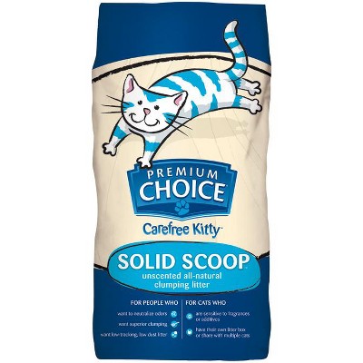 Carefree Kitty Solid Scoop Litter - 40lbs