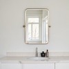 Wooakway 2-Piece 36"H Rectangle Bathroom Mirror Sets with Pivoting Design Metal Frame for Vanity Living Room Bedroom Entryway Black - 2 of 4