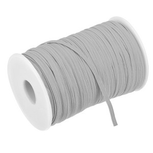 Unique Bargains Flat Elastic Band for Sewing Braided Stretch Strap Cord Roll for Wig Crafts DIY - 1 of 3