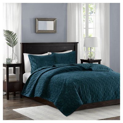 teal coverlet queen