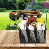 LunaLulinlk Mesh Utensil Caddy, Napkin Holder and Condiment Organizer - 2 of 4