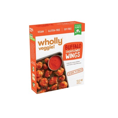 Wholly Veggie! Gluten Free and Vegan Frozen Buffalo Cauliflower Wings - 13.2oz