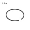 Unique Bargains Durable High Tensile Piston Ring Set 2 Pcs - 3 of 4