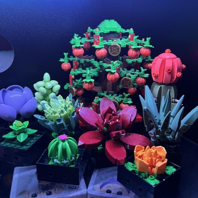 Lego Icons Succulents Plants And Flowers Valentine Décor Set 10309 : Target