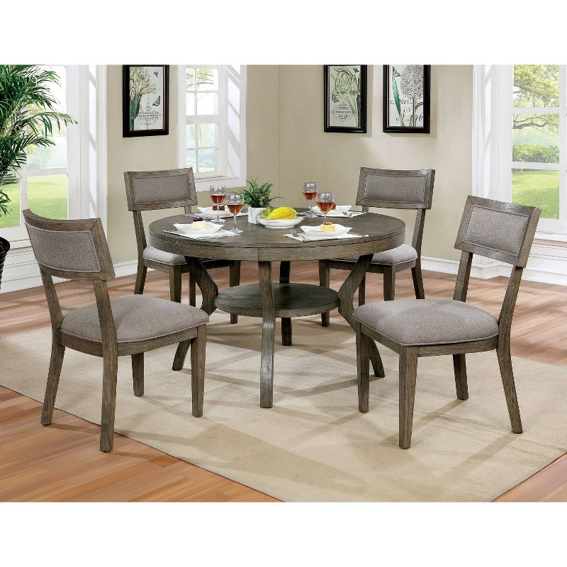 Set of 2 Rawlins Upholstered Dining Chairs Gray - HOMES: Inside + Out, 2 of 4