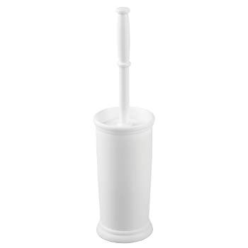 Rubbermaid White Plastic 5 in. Round Toilet Bowl Brush Holder