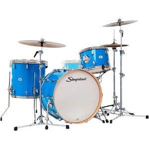 Slingerland Studio King 3-Piece Shell Pack with 22" Bass Drum Lunar Blue Lacquer - 1 of 4