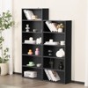 Sweetcrispy Industrial 5 Shelf Bookcase - Large 53 Inch Tall Floor Standing Open Bookshelf - image 2 of 2