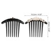 Unique Bargains Women's Flowers Hair Insert Comb Black 1 Pc - 2 of 3