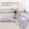 Washable Dog Bed Deluxe Plush Dog Crate Beds Comfy Kennel Pad Anti-Slip Pet Sleeping Mat for Large, Jumbo, Medium, Small Dogs Breeds - 2 of 4