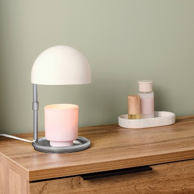 Candle Lamp Warmer White Dome - Room Essentials™ - Thumbnail 2