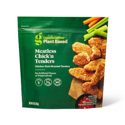 Frozen Plant Based Meatless Chick'n Tenders - 9oz - Good & Gather™