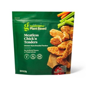 Frozen Plant Based Meatless Chick'n Tenders - 9oz - Good & Gather™ - 1 of 3